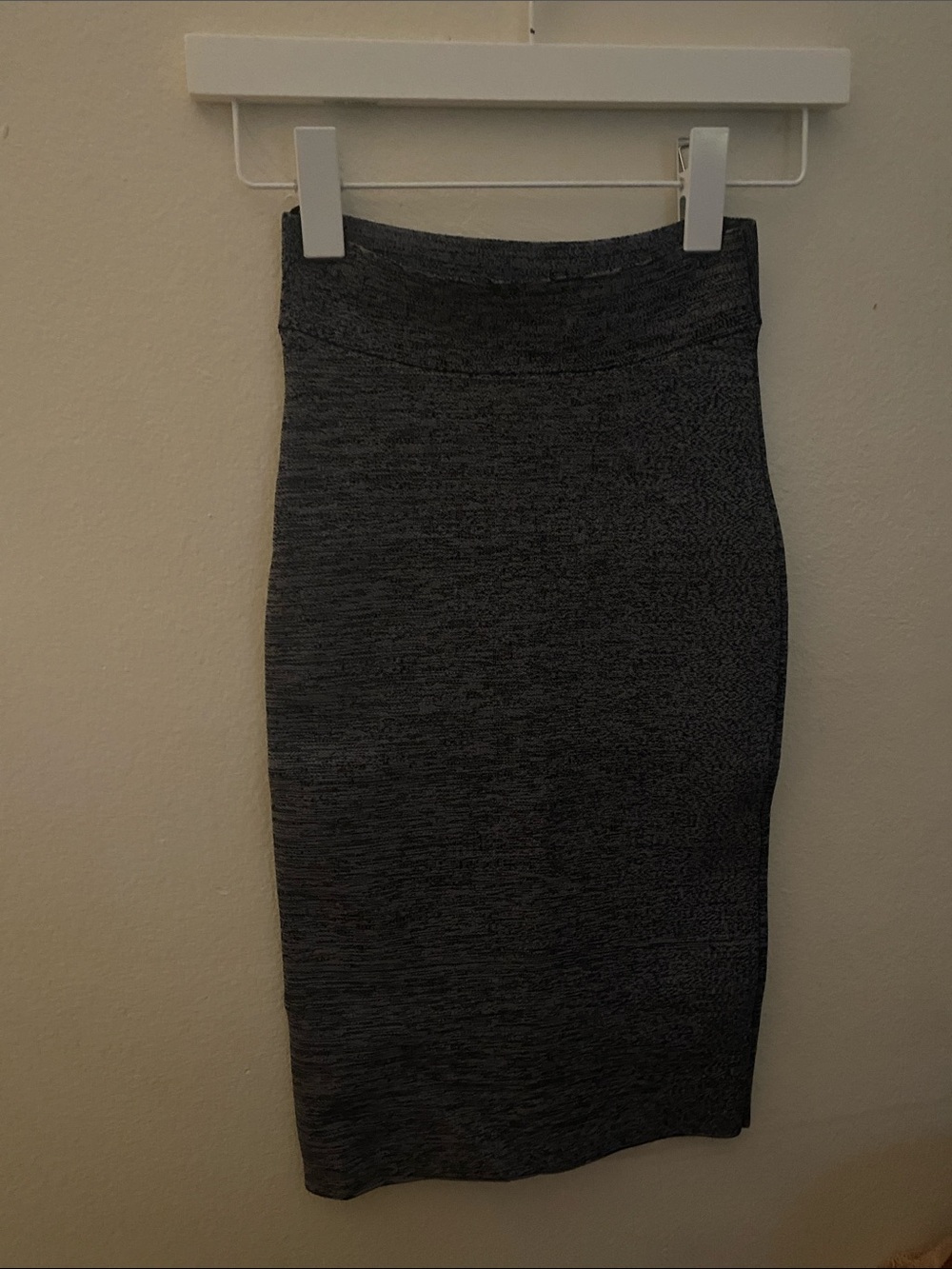 Cuts Clothing Charcoal Knit High-Waist Pencil Skirt